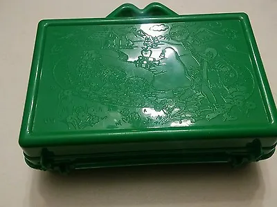 000 1988 Little Green  McDonalds Lunch Box Carry Case School  • $7