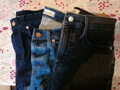 Madewell & 7 For All Mankind Jeans X 3 Pairs - Worn Once Excellent Condition • £27
