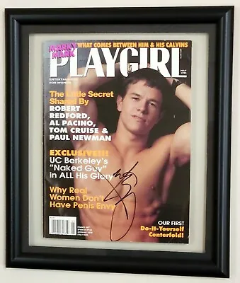 Mark Wahlberg Aka Marky Mark Signed Autograph – 1993 Playgirl Magazine - PSA/DNA • $599