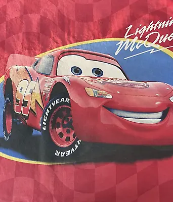 Disney Cars Lightning McQueen/Finn McMissile Reversible Standard Pillowcase • $7