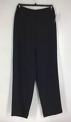 NWT AMANDA SMITH Suits Women's Black Dress Pants Size 14 Lined • $11.40