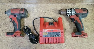 Milwaukee 2pc 18v Li-ion Combo Kit 2601-20 + 2650-20 Drill Driver Pre-owned #1 • $69.99