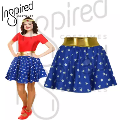 £11.99 • Buy Plus Size Sexy Superhero Woman Style Fancy Dress Superhero Skirt Outfit Costume