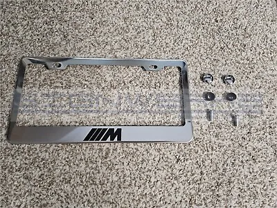 BMW M Chrome Stainless Steel US/Canada License Plate Frame • $20.69