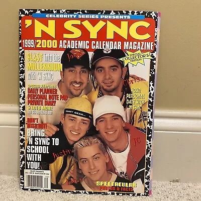 *NSYNC 1999/2000 Academic Calendar Magazine • $60