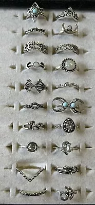 Joblot 20 Ladies Rings • £5