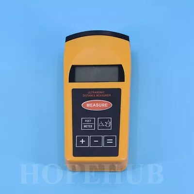 Ultrasonic LCD Sonic Distance Tape Measurer Meter Pointer Measure Range Finder • £15.99