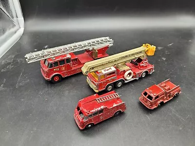 Diecast FireTrucks  Matchbox Tomica TootsieToy And Lesney  • $25.50