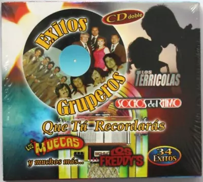 Exitos Gruperos Que Tu Recordaras [new Cd] Various Artists 2 Disc Set • $13.50