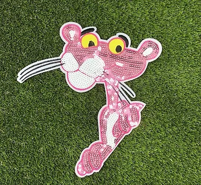 Large Pink Panther Patch Sew On Or Iron On • £6