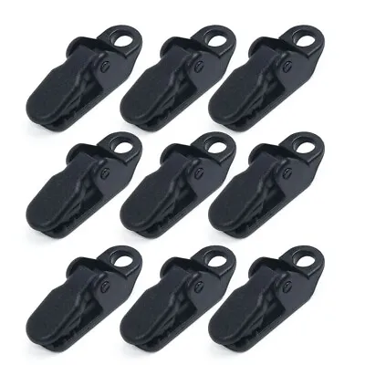 10PCS Awning Clamp Clips Perfect Accessories For Outdoor Camping Tents • £6.41