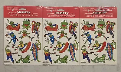 VTG Forget-Me-Not American Greetings MUPPETS Stickers   Kermit  3 NEW Packs • $25
