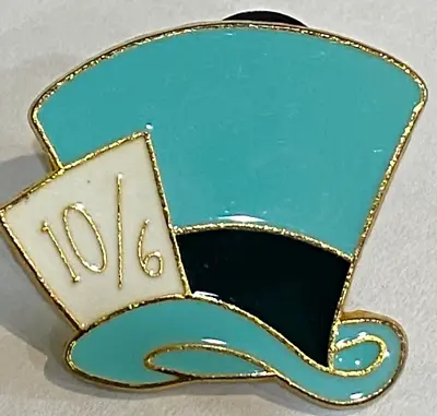 Mad Hatter Blue Hat Alice In Wonderland Disney Pin A6 • $10.50