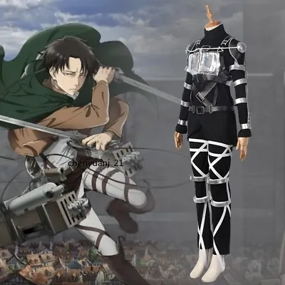 Anime Attack On Titan The Final Season Rivaille Mikasa Ackerman Cosplay Costumes • $126.36