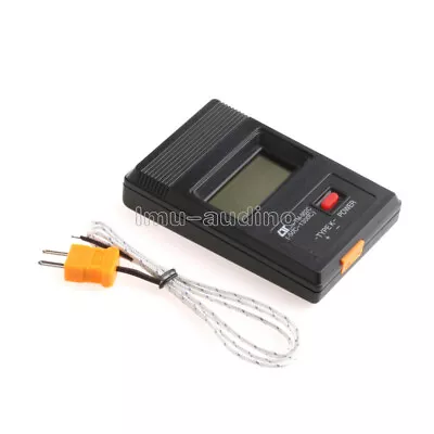 TM902C Digital LCD Thermometer Temperature Reader Meter Sensor K Type Probe • $5.02