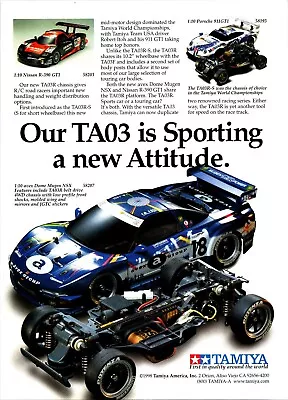 Tamiya Dome Mugen NSX RC Car Vintage Print Ad Wall Art Decor • $17.99