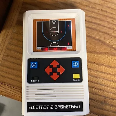 Mattel Basic Fun Electronic Basketball Handheld Hand Held Game • $24.99