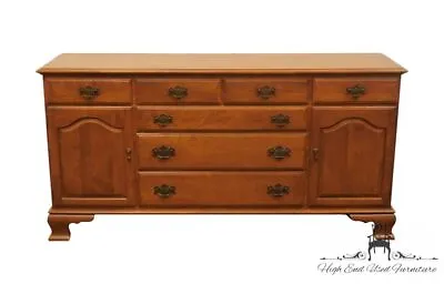 ETHAN ALLEN Heirloom Nutmeg Maple Colonial Early American 66  Seven Drawer Bu... • $1249.99