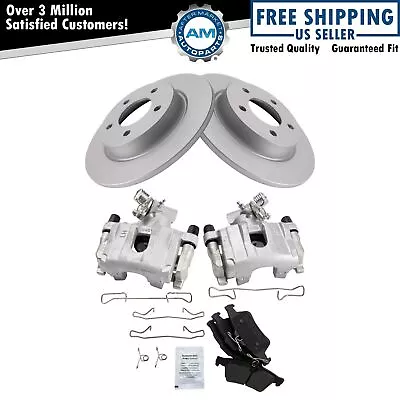 Rear Brake Calipers Ceramic Pads & Rotors Fits 2009-2013 Mazda 3 • $219.46