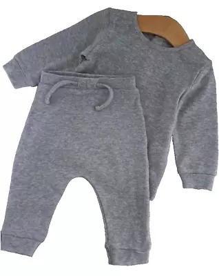 2PCS Baby Boy BNWT 1-3months Matalan Blue Supersoft Ribbed Set Outfit • £2