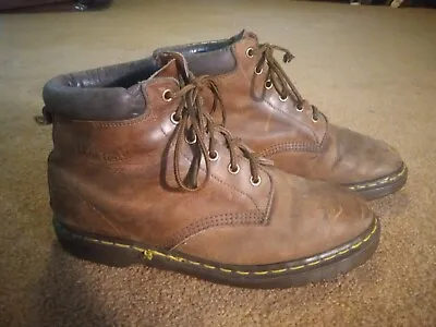 VTG Doc Martens Brown Leather Boots Made In England Mens Sz 9 The Original. • $59.99