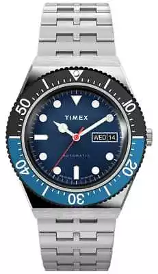 Timex M79 Automatic Black And Blue Bezel TW2V25100 Watch • $462