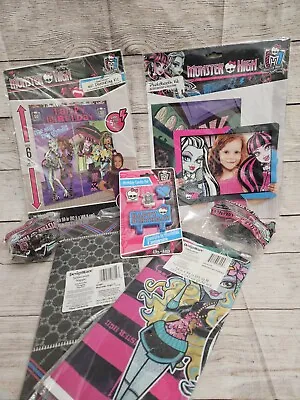 Monster High Party Supplies Birthday Bundle NEW! VINTAGE! 2011-2015 • $90