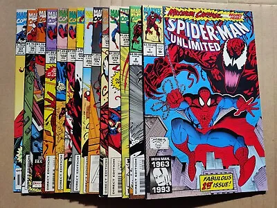 COMPLETE Maximum Carnage Lot 1-14 Venom Amazing Spider-Man Web Of Spectacular  • £71.48