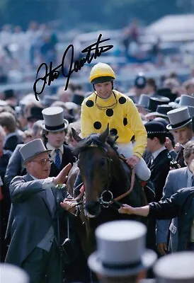 Horse Racing - Steve Cauthen - Signed A4 Photograph - COA  • £15