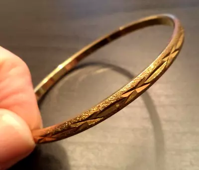 Stunning Vintage Estate Signed Crown Trifari Gold Tone 8  Bracelet!!! 1555b • $0.99