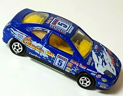 Majorette 201 SUPERS FIAT COUPE RARE BLUE RACe CAR No. 5 1:58 LOOSE 819Lr-cb21 • $32.50