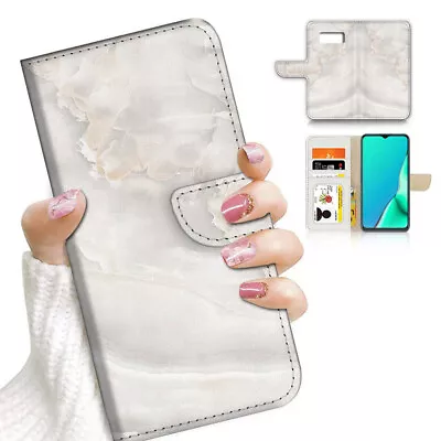( For Samsung S7 ) Wallet Flip Case Cover PB23665 Marble • $12.99