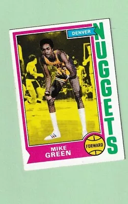 1973 Topps # 254 Mike Green Denver Nuggets NM+ Condition  • $0.55