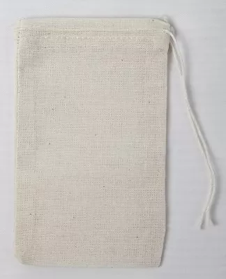 25 (3x5) Cotton Muslin Drawstring Bags • $12.50