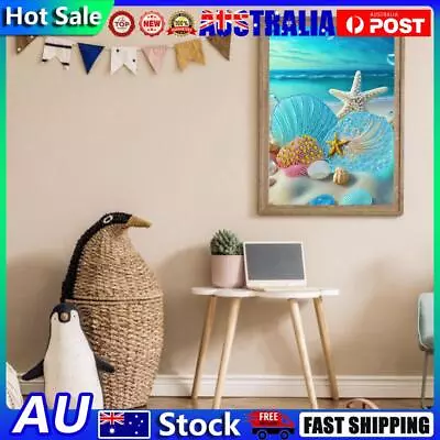 5D DIY Partial Special Shaped Drill Diamond Painting Beach Shell Decor (YXC473) • $9.91