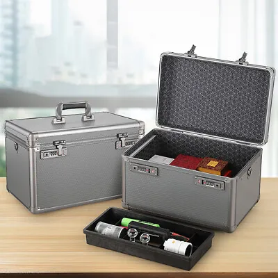 14 INCH Aluminum Truck Bed Tool Boxes Heavy Duty Organizer Case With Strap/Tray • $77.30
