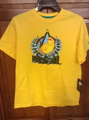 Nike Brazil Brasil CBF Football Canarinho Yellow Tee T Shirt Boys L NWT New • $16.99