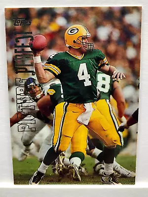 VTG 1999  TOPPS PICTURE PERFECT #P2 BRETT FAVRE GREEN BAY PACKERS Insert B2 • $2.99