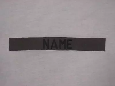 Custom Embroidered Od Green Name Tape New Sew On* • $8