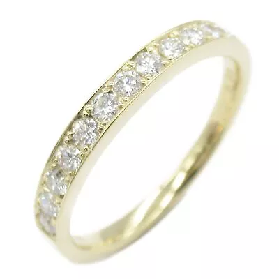 Vendome Aoyama Diamond Ring K18 Yellow Gold Clear Used US Size #5.75 • $1033.76