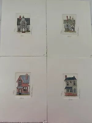 4 Martha Hinson Signed And Numbered House Prints 8 X 6 • $25