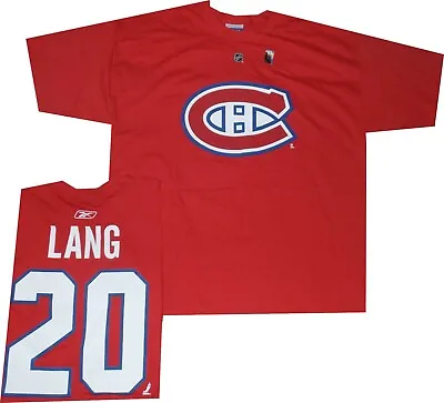Montreal Canadiens Robert Lang Reebok Oversized Mens T Shirt Discount • $7.95