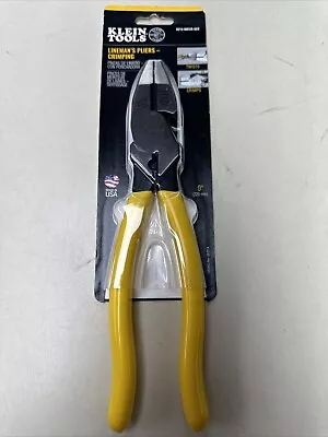 Klein Tools D213-9NECR-SEN 9  High Leverage Side Cutting Pliers NEW • $34.95