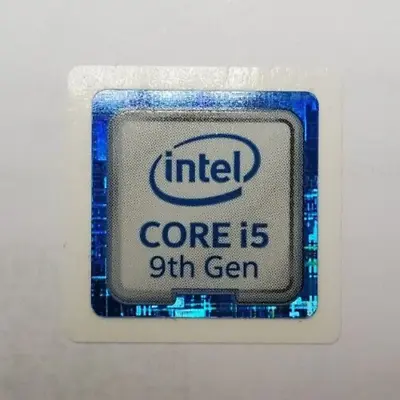 Core I5 9th Gen Decal Sticker From An Intel CPU Box • $2.91