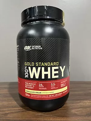 Optimum Nutrition Gold Standard 100% Whey Protein Powder - Vanilla Ice Cream 2lb • $30