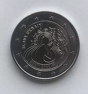 ESTONIA - 2 € Euro Commemorative Coin 2022 - Ukraine And Freedom UNC COIN • $3.99