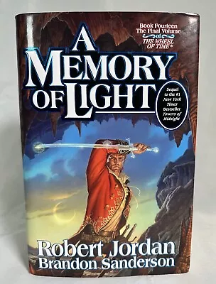 A Memory Of Light Robert Jordan First Edition 1st Printing HC Book 14 Signature • $98.88