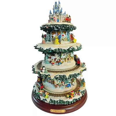 Bradford Exchange Disney Christmas Tree VIDEO! Wonderful Hawthorne Village-AsIs • $56.24