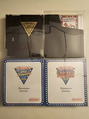 25th Anniversary Nintendo World Championships Cart Signed By Winners NES LOT • $2250