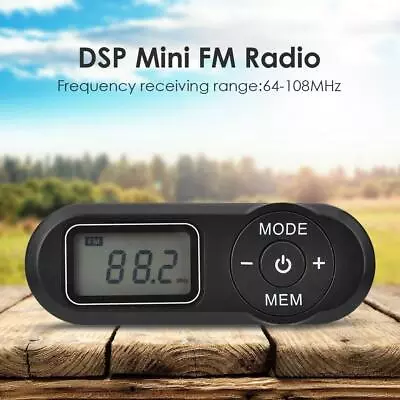 Portable Mini Radio LCD Digital Display Retro Rechargeable FM Player Receivers • $8.92